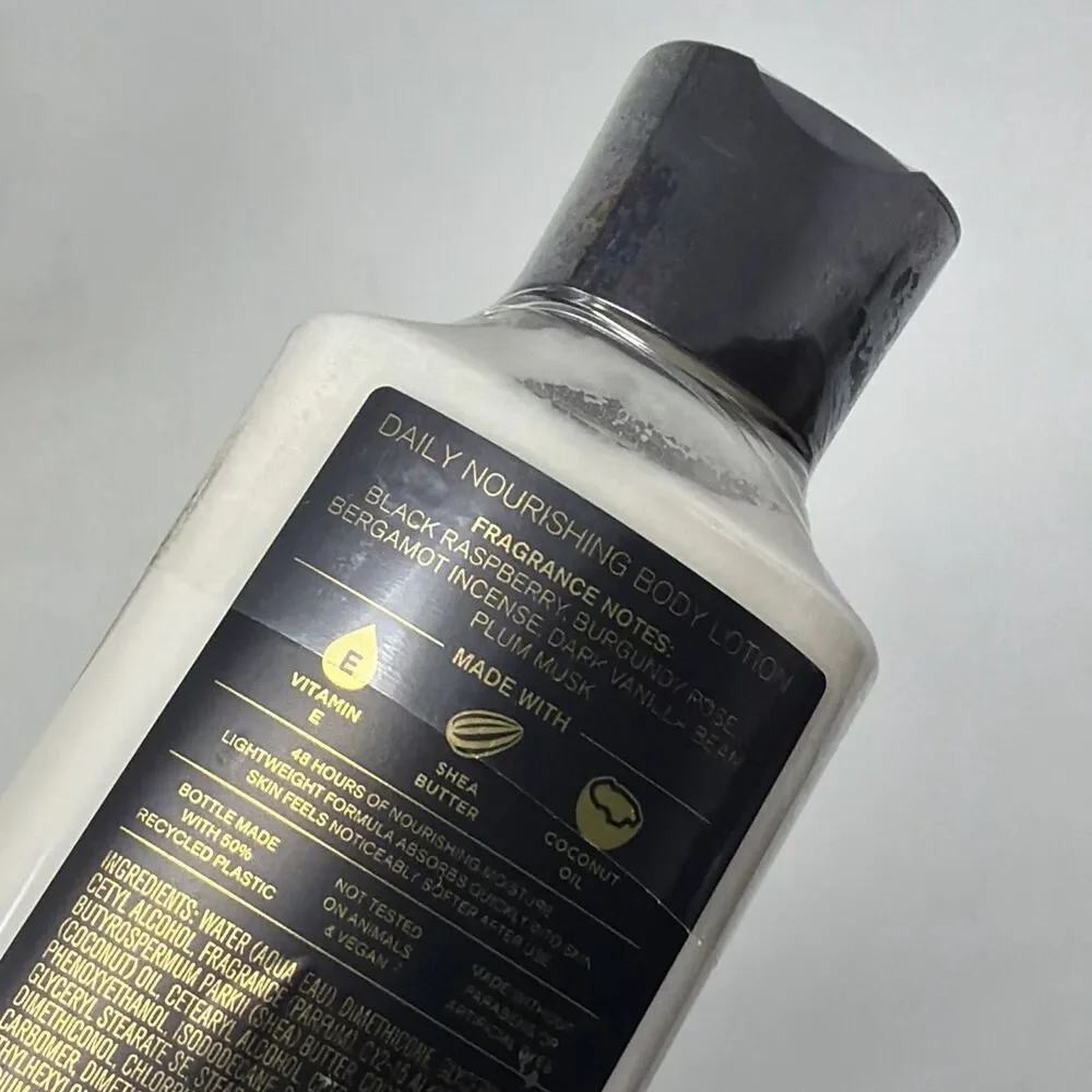 Bath & Body Works Dark Kiss Daily Nourishing Body Lotion 8 Oz Lot of 2 Sealed